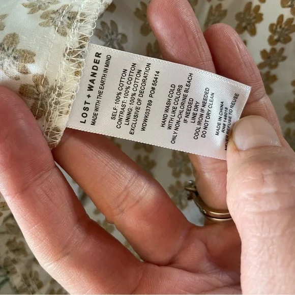 Lost & Wander Spring Sunrise Midi Dress NWT - Picture 13 of 16